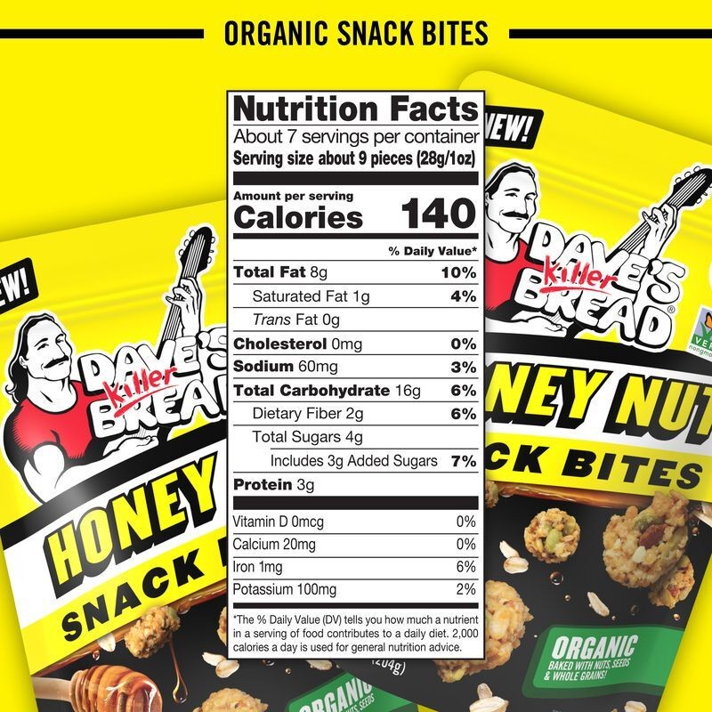 Honey Nut Organic Snack Bites