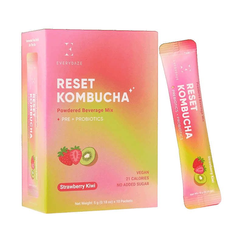 Reset Kombucha - Strawberry Kiwi (10 Pack)