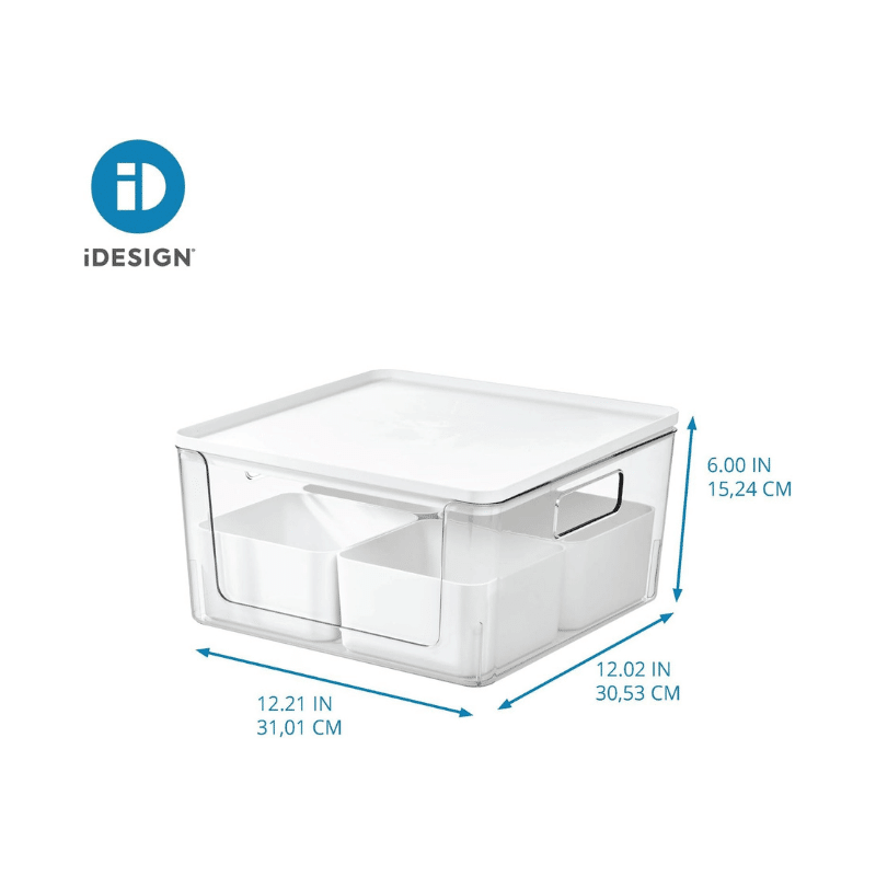 5 Piece Organization Bins Set with Lids