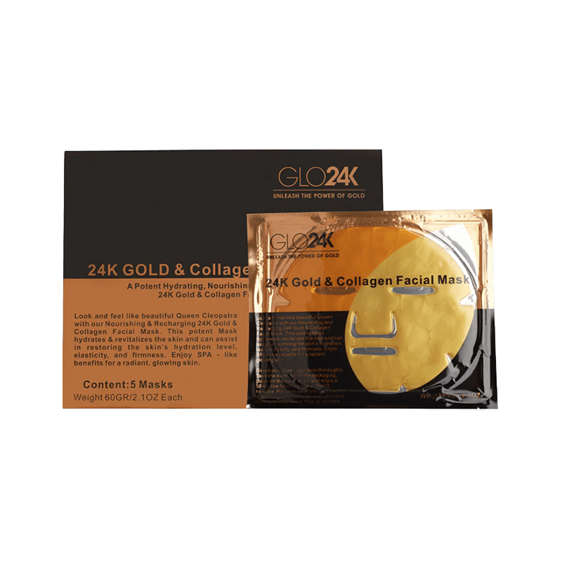 24k Gold Collagen Sheet Mask (5 Pack)