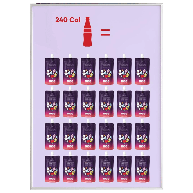 Essential C's Konjac Jelly with Collagen + Vitamin C - Lychee (10 Pack)