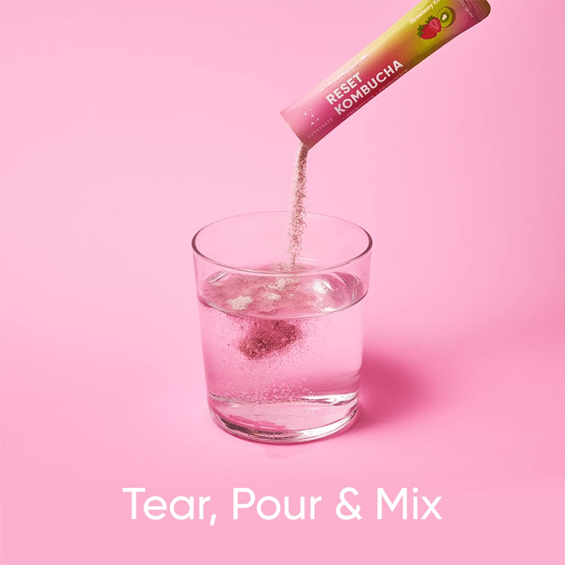 Reset Kombucha - Strawberry Kiwi (10 Pack)