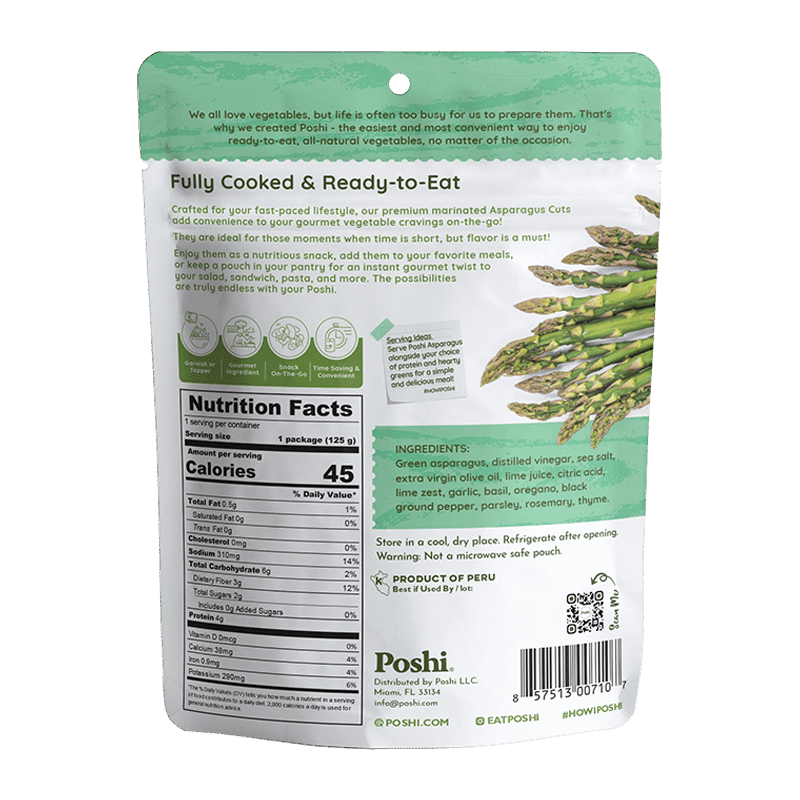 Steamed & Marinated Asparagus