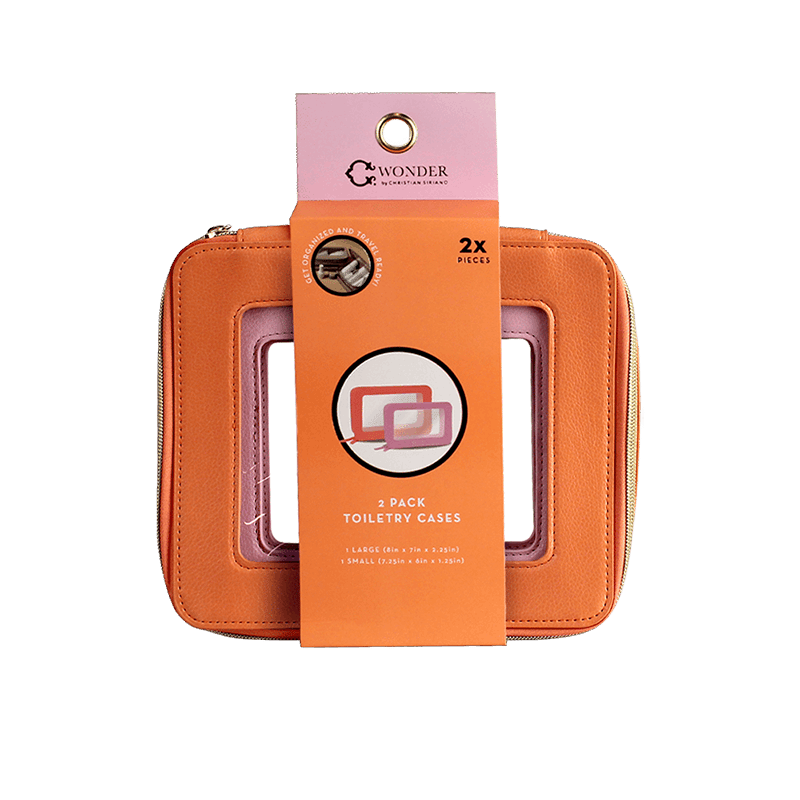 C Wonder 2 Piece Hard Travel Cube Organizers