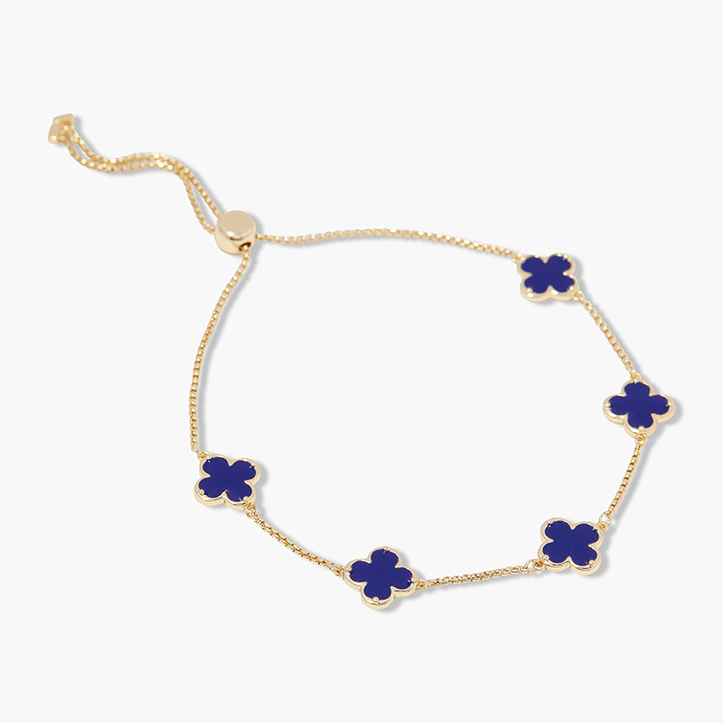 Chatham Clover Enamel Bracelet