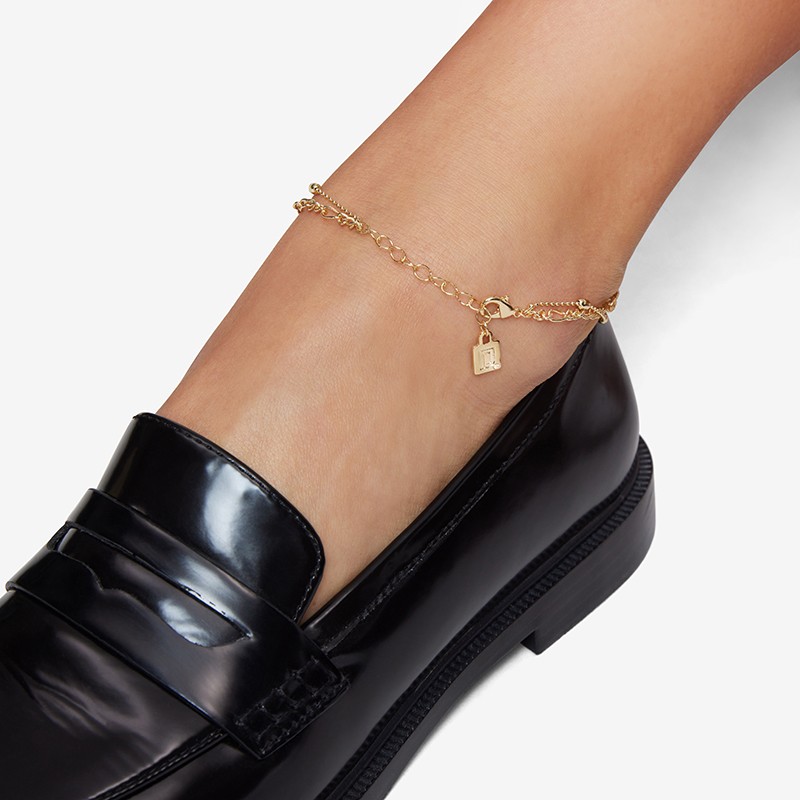 Double Gold Anklet