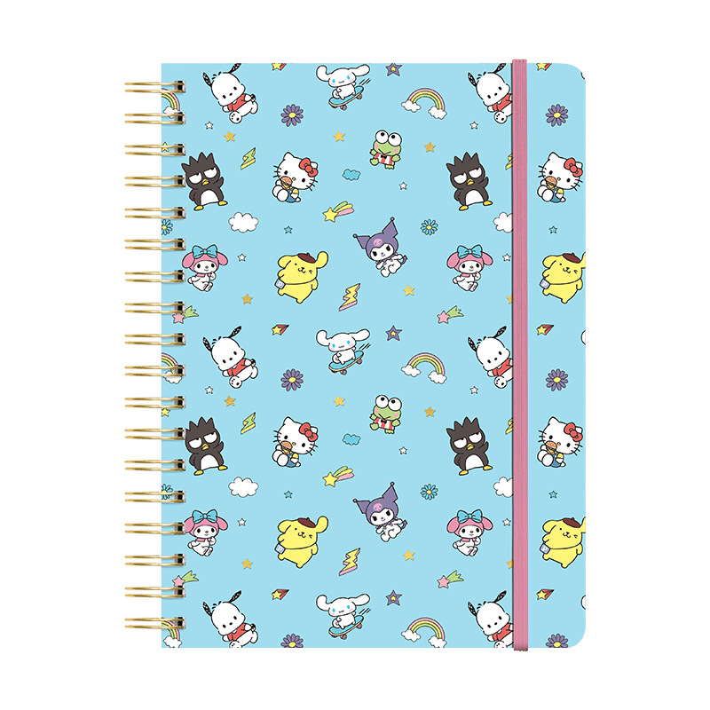 Undated Tri-Tab Planner Hello Kitty and Friends