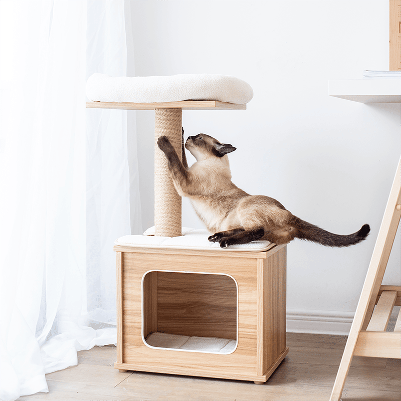 Cedar Natural Jute Cat Tree