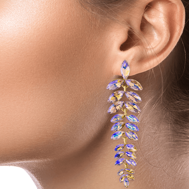 Marquise Crystal Glam Earrings