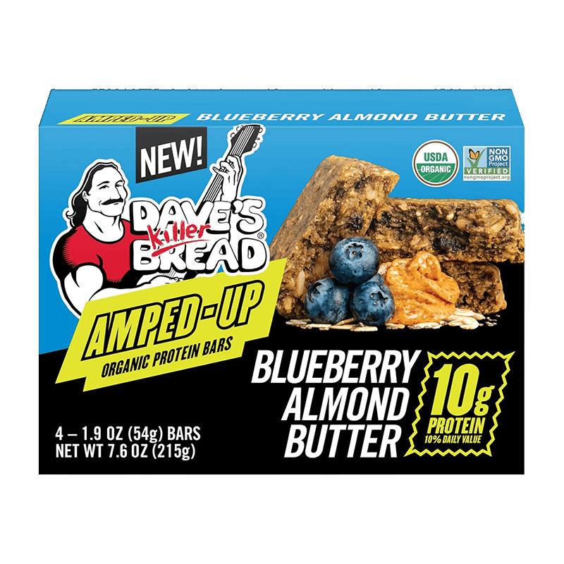 Amped-Up Blueberry Almond Butter Organic Protein Bars (4 CT)