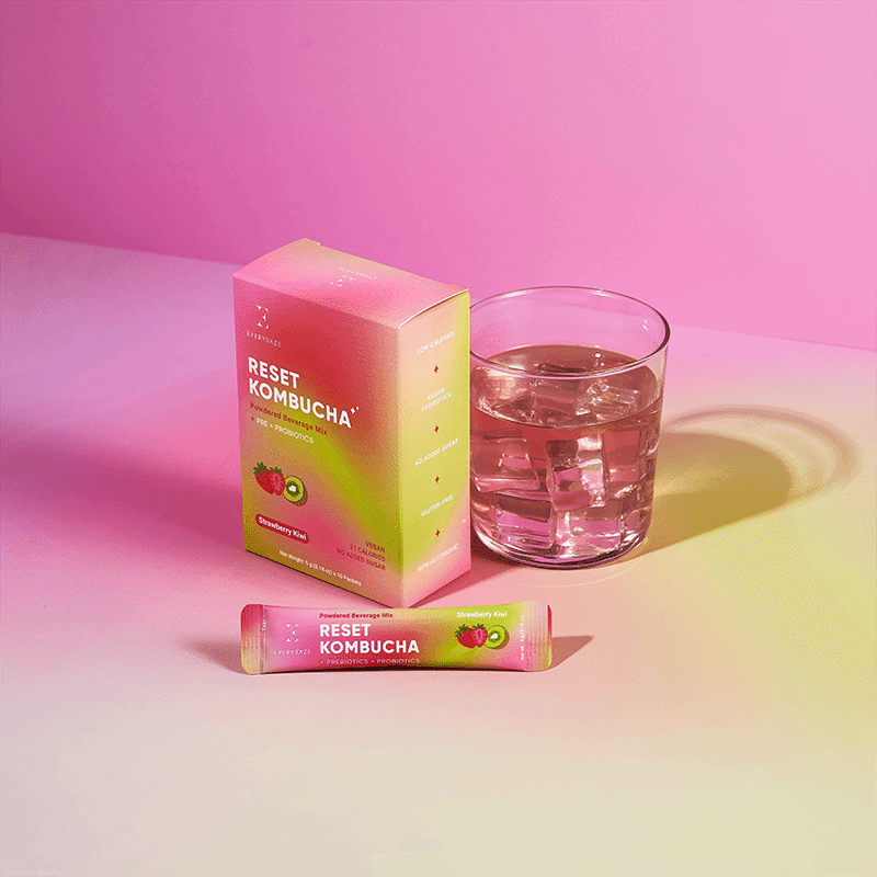 Reset Kombucha - Strawberry Kiwi (10 Pack)