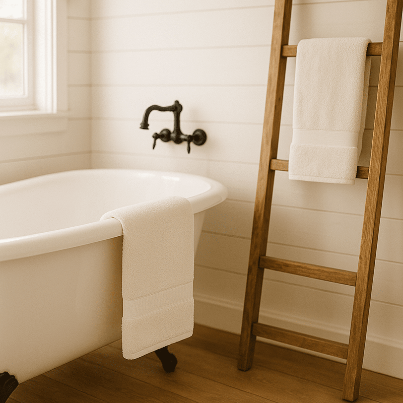 Picture of Lush Bath Towel Set (2) - Cream