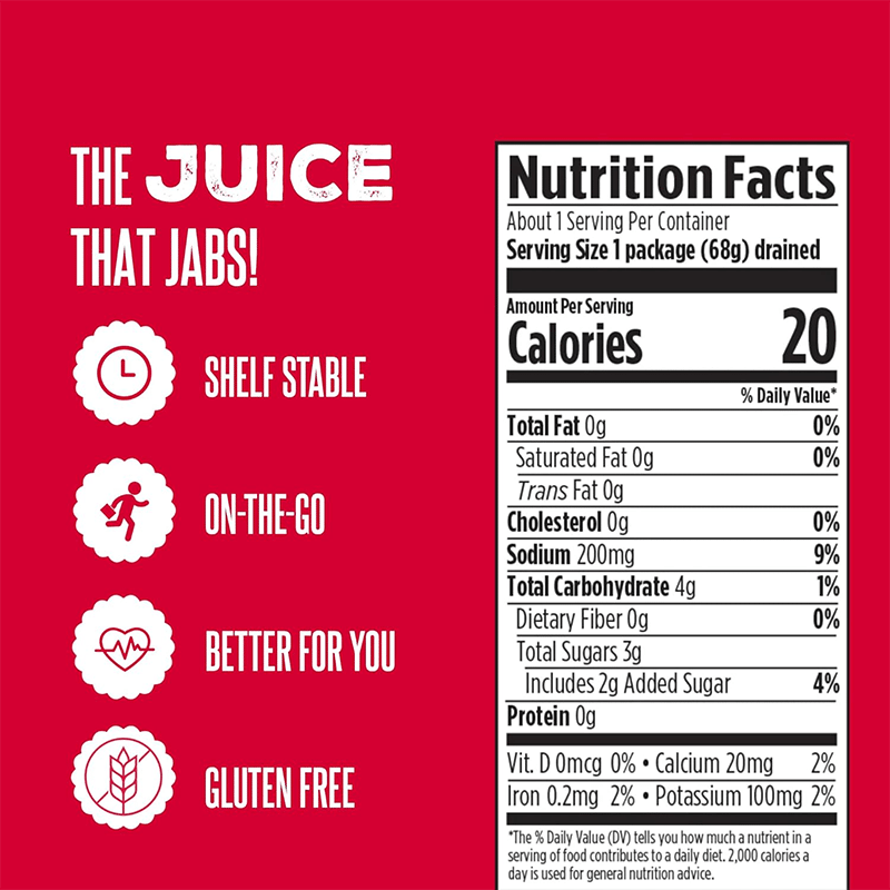 Pickle Juice Shooter- Spicy (12 Pack)