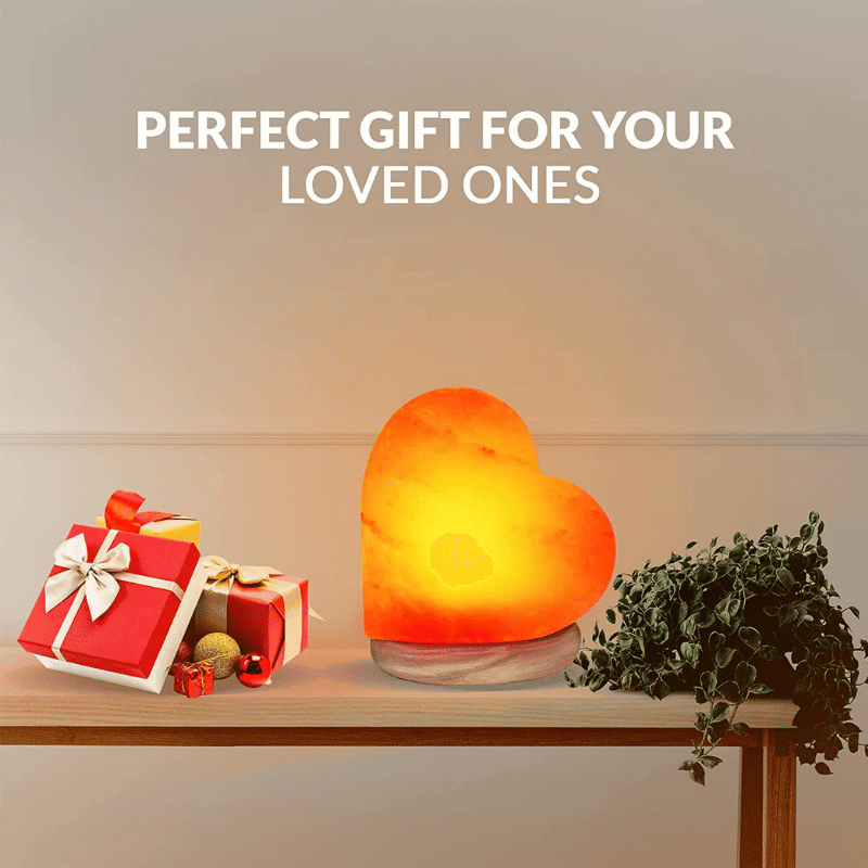 Heart-Shaped Salt Lamp (2 Pack)