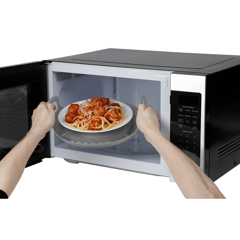 Cool Touch Spill Blocking Microwave Caddy