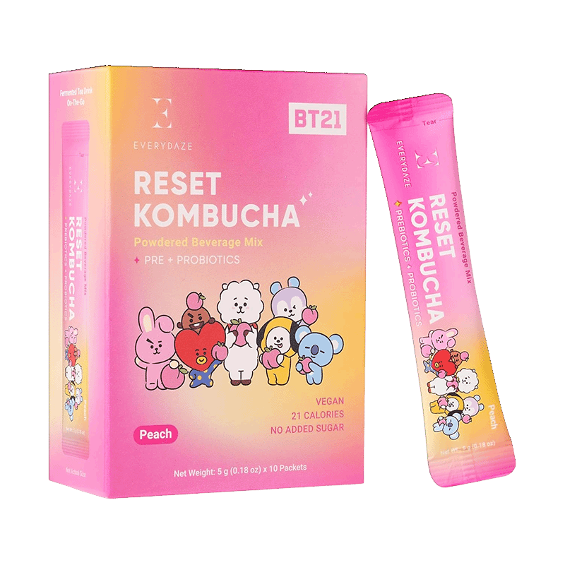 Reset Kombucha - Peach (10 Pack)