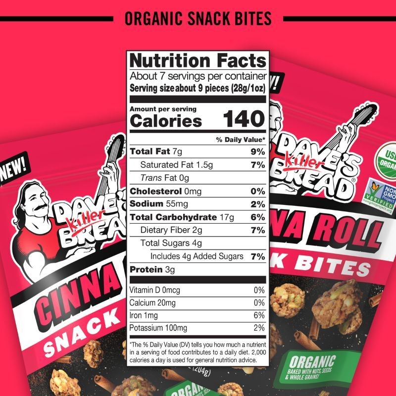 Cinna Roll Organic Snack Bites