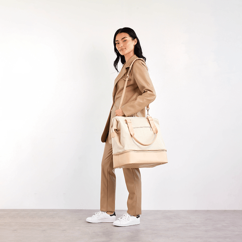 The Mini Convertible Weekender (Beige)