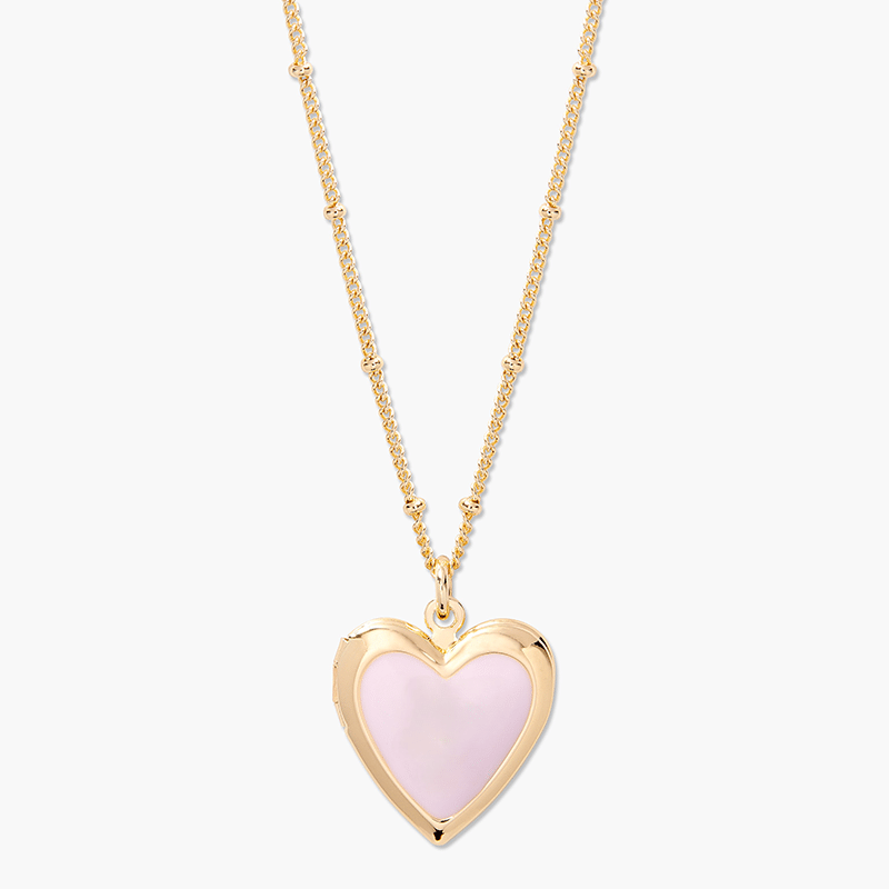 Isla Heart Enamel Locket