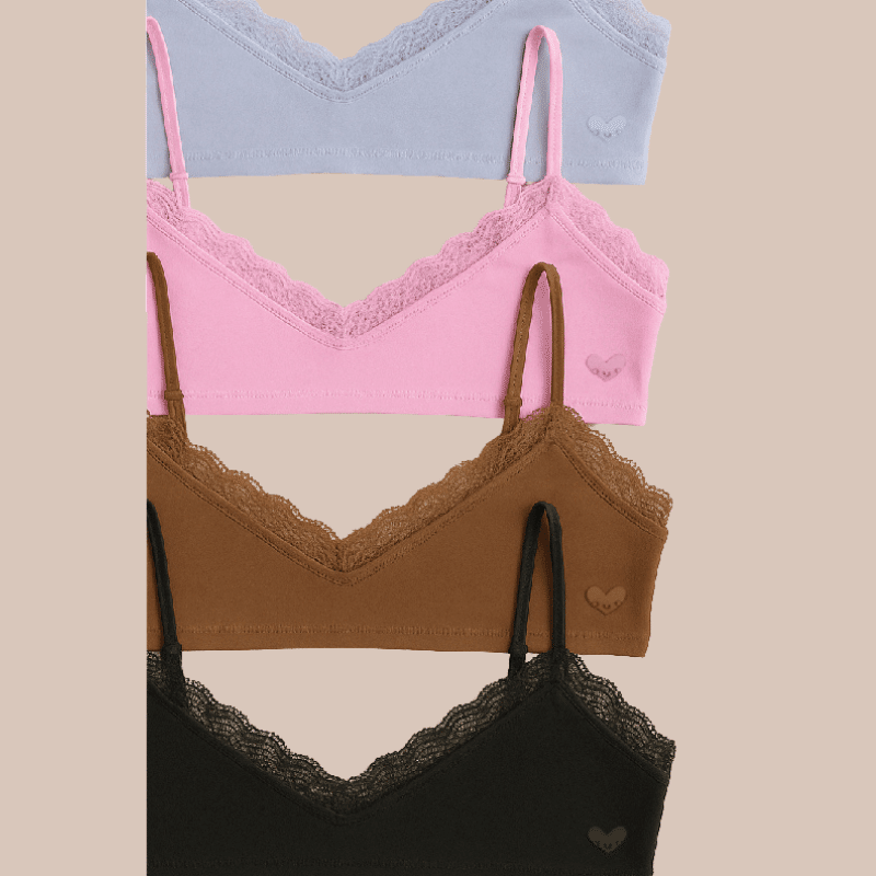 Ultra Smooth Lace Leakproof Scoop Bralette