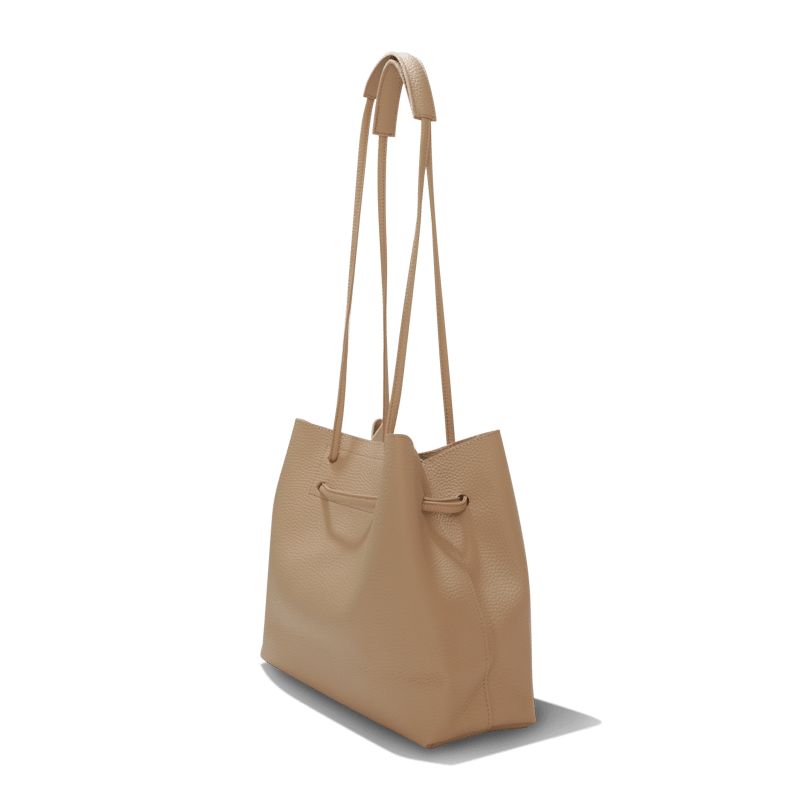Vegan Leather Slouchy Bucket Bag