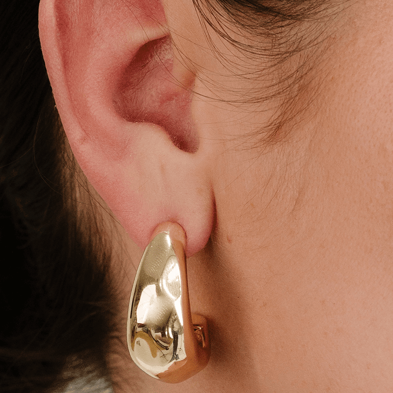 True Golden Hoop Earrings