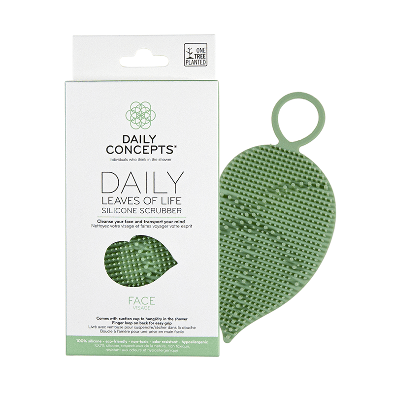 Daily Leaves of Life Silicone Face Scrubber