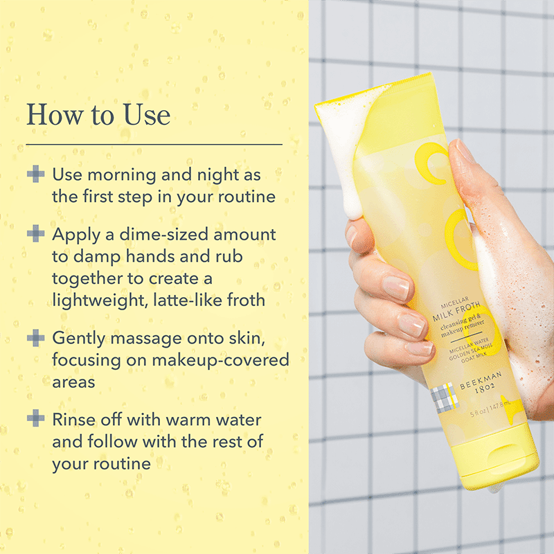 Milk Froth Micellar Facial Cleanser