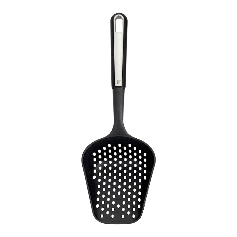 Nylon Measuring Scoop Colander, Black