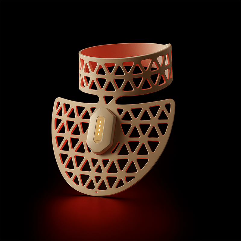 Feather LED Neck Mask