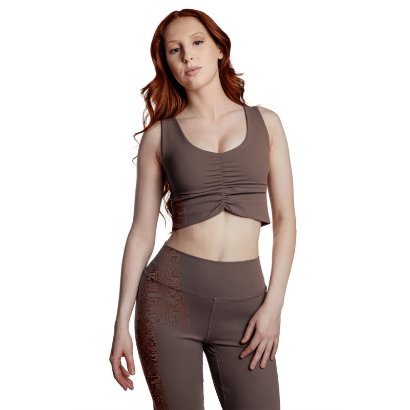 Body Sculpt Ruched Sports Bra
