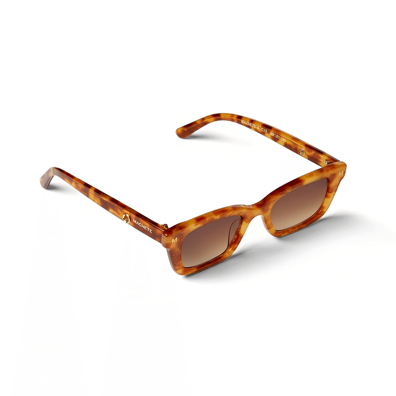 Ruby Sunglasses in Light Tortoise Stripe