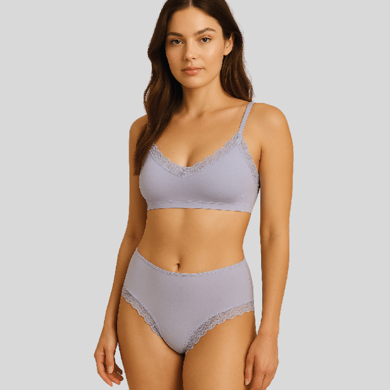 Ultra Smooth Lace Leakproof Boyshorts Liner