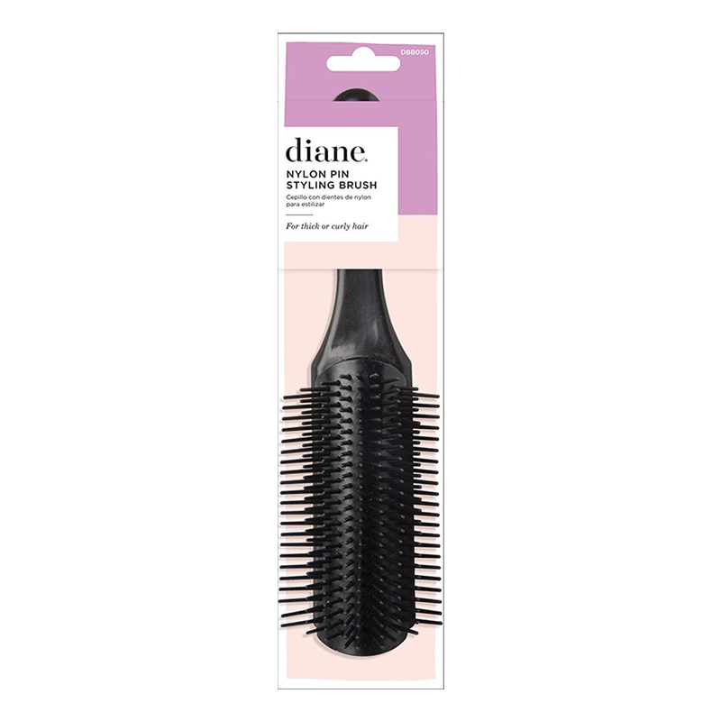 Nylon Pin Styling Brush (Black)