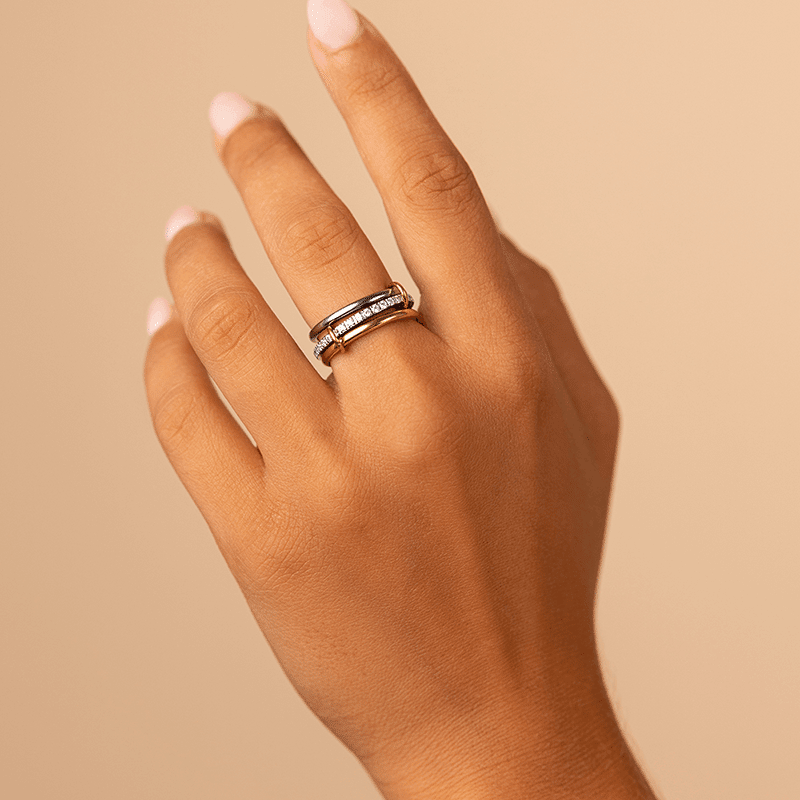 Edda Linked Stacking Ring Set
