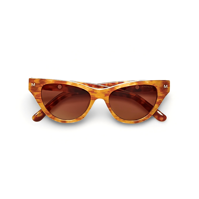 Suzy Sunglasses in Light Tortoise Stripe