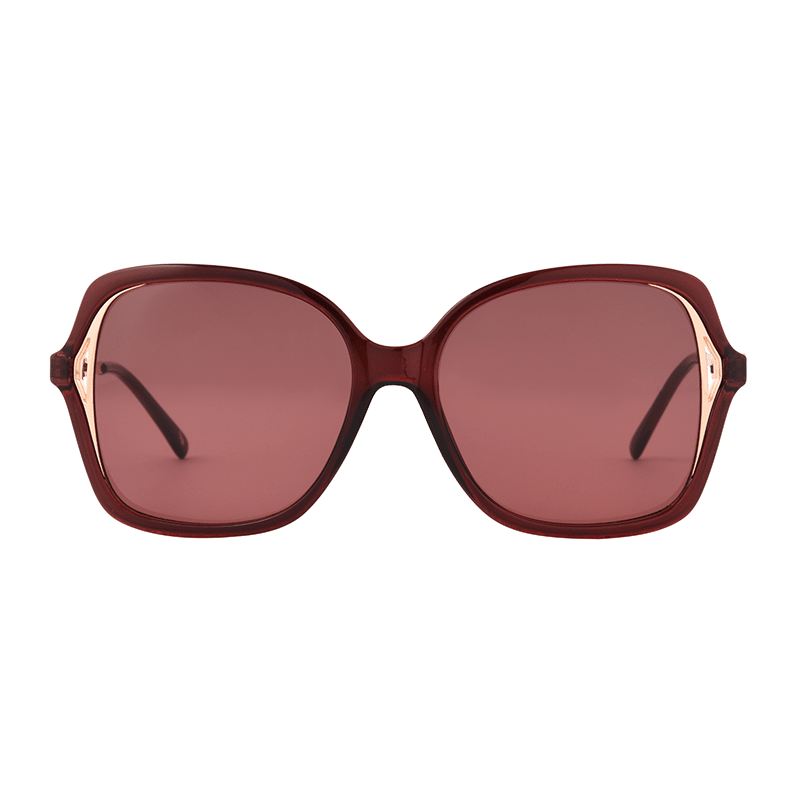 Oversized Frame with Side Detail and Gradient Lens