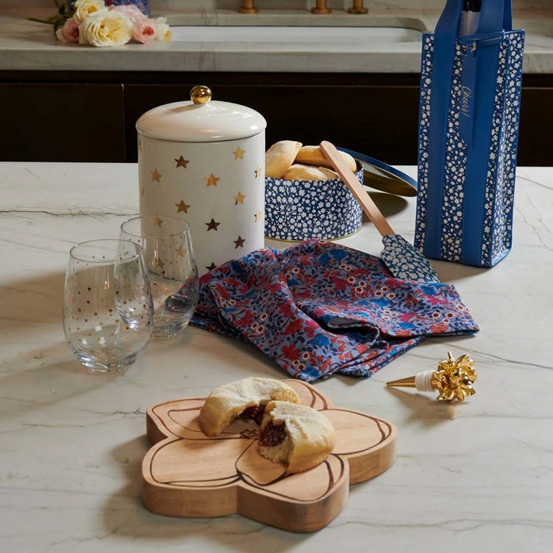 Tea Towel Gift Set, Coneflower Forever Blue