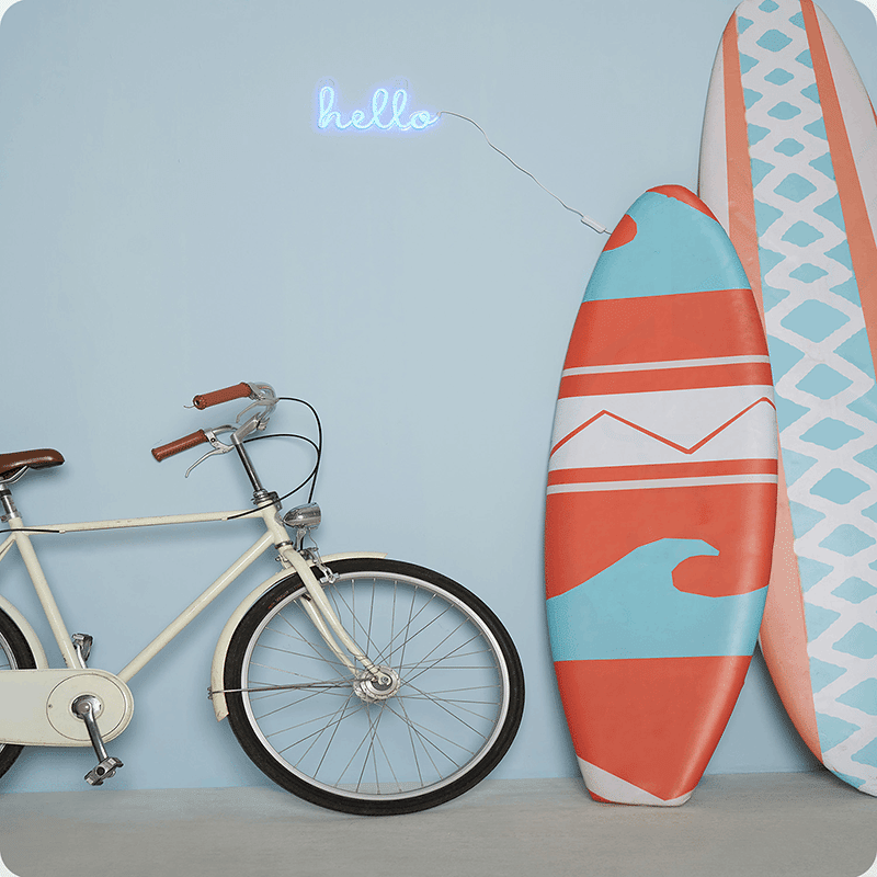 "hello" Neon Sign