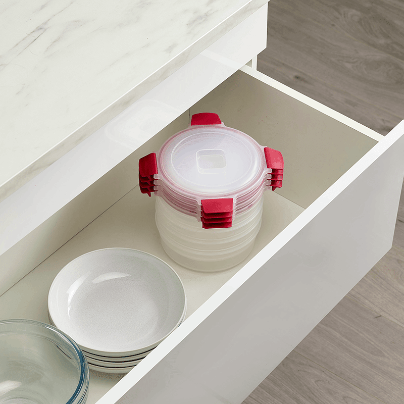 Nest Lock 8 Piece BPA-Free Round Food Storage Container Set