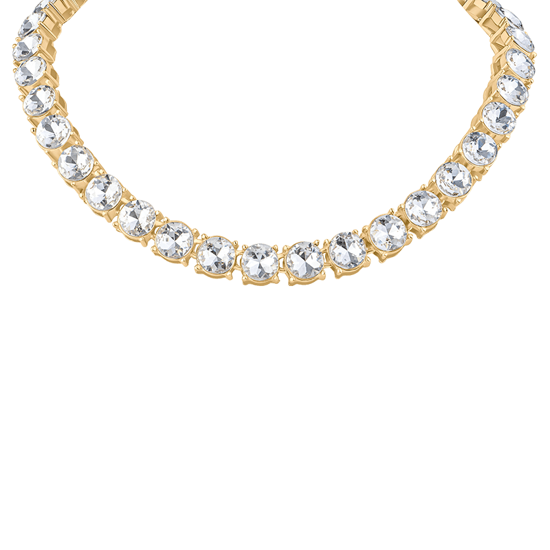 30 Cttw Rnd Crystal Xl Glam Necklace