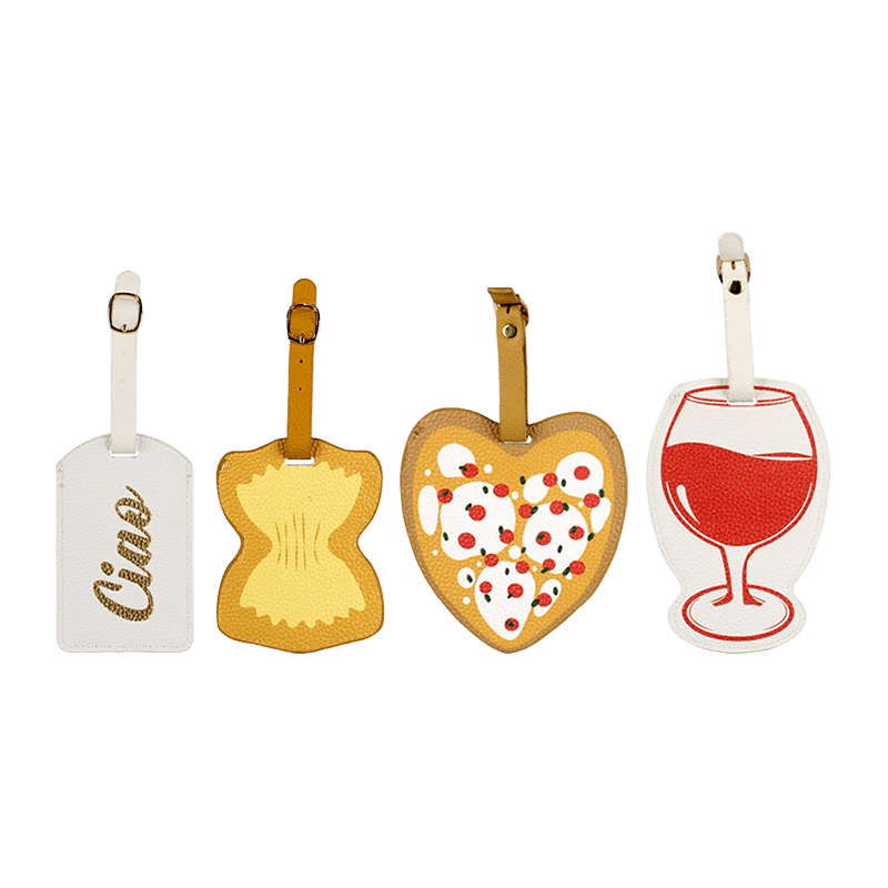 Luxe & Willow Tomato Girl 4 Pack Luggage Tags