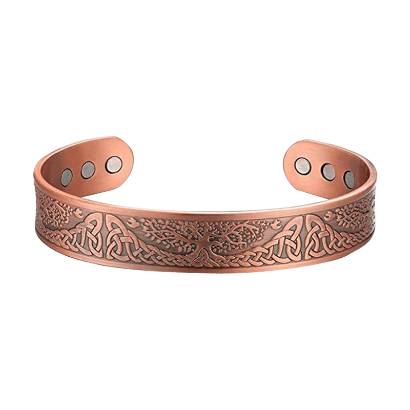 Copper Magnetic Therapy Bracelet - Tree Of Life