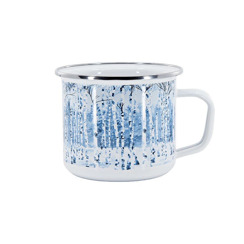 Set Of 4 Aspen Grove Grande Mugs