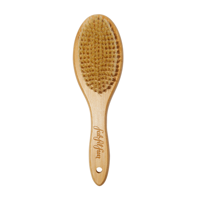Bamboo Pin & Boar Bristle Dual Sided Dog Brush