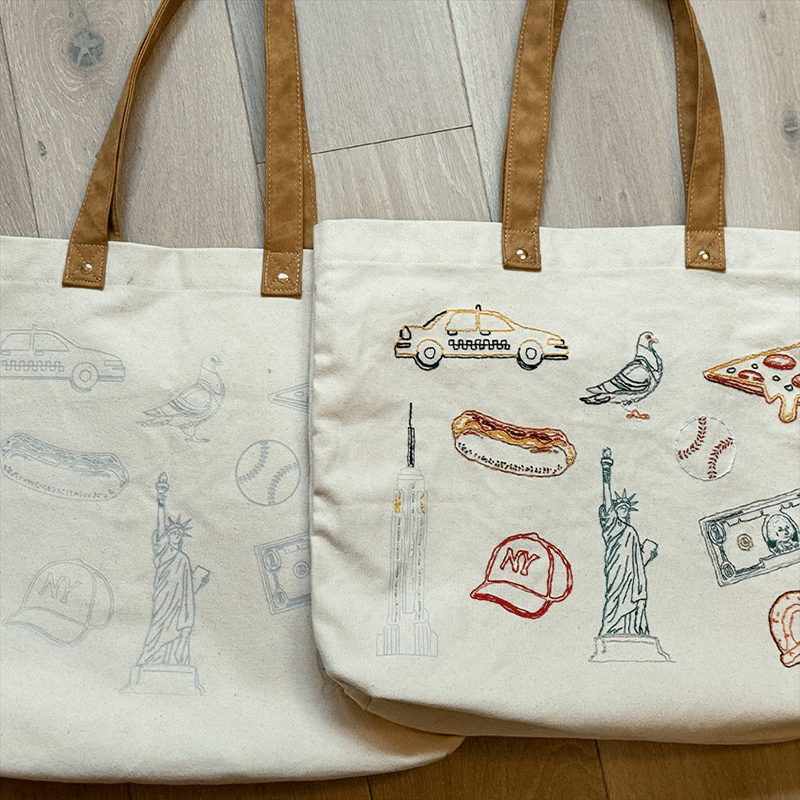 Stitch Your City- NYC Tote Bag