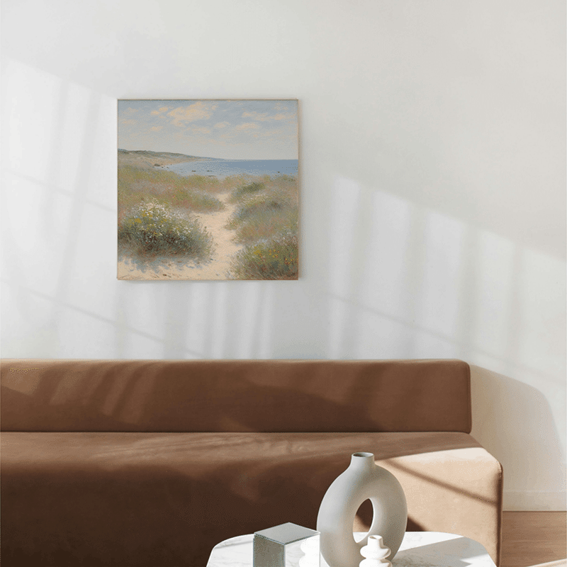 Beach Coastline Scenery Ready to Hang Canvas