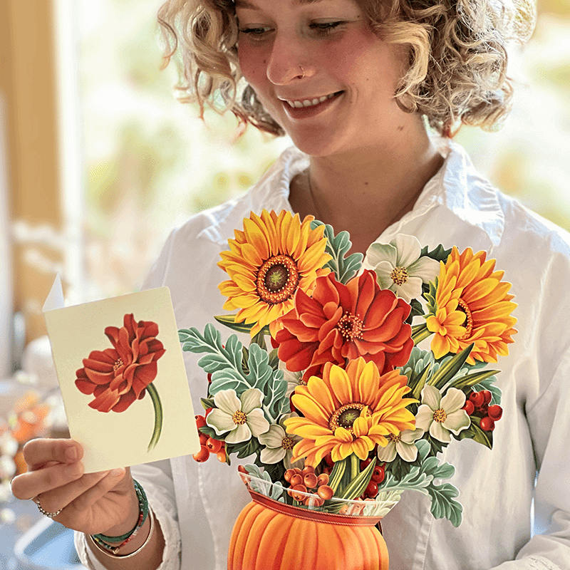 Pumpkin Harvest - Pop Up Card