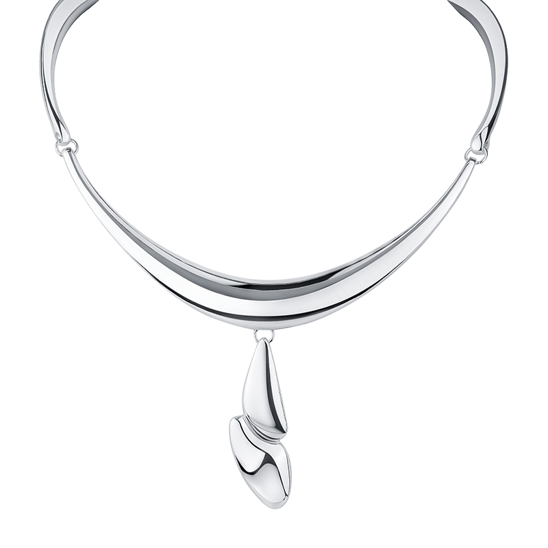 Stationed Bar Drop Necklace