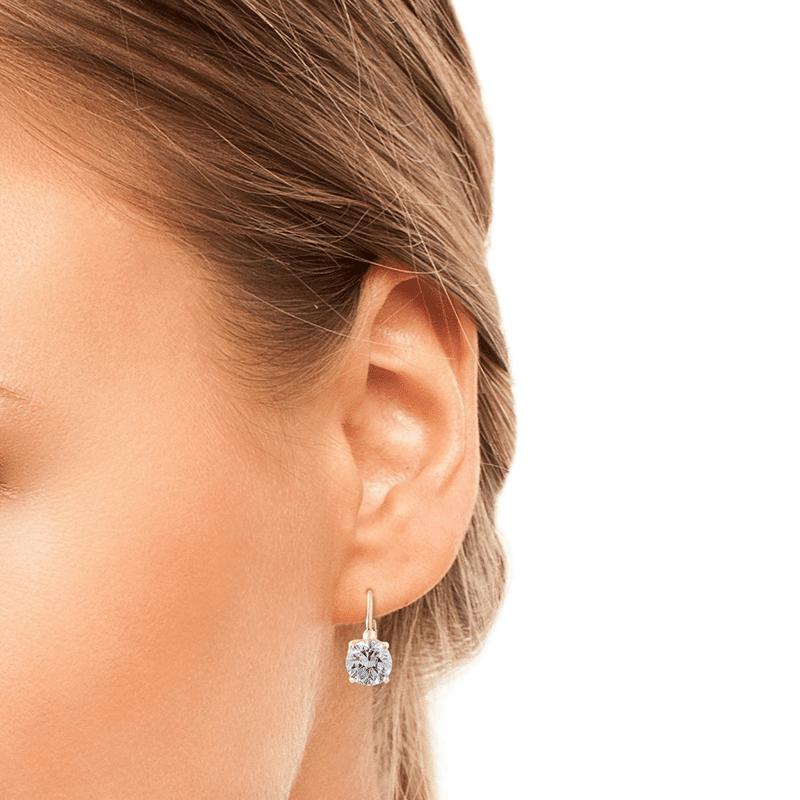 Leverback Stud Earrings